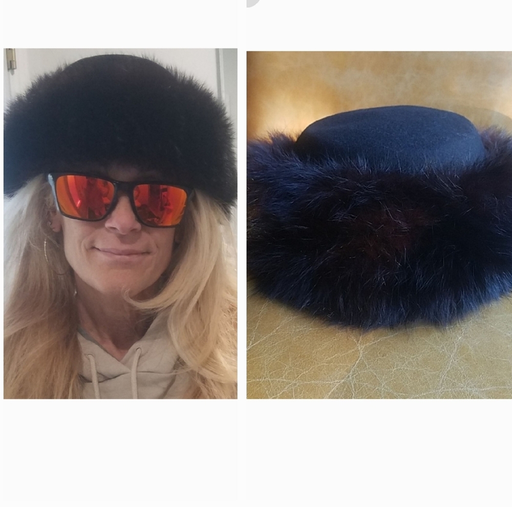 FOX Fur Trimmed Hat